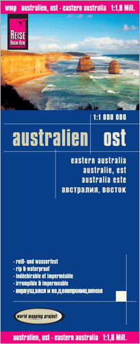 Reise Know-How Landkarte Australien, Ost (1:1.800.000)