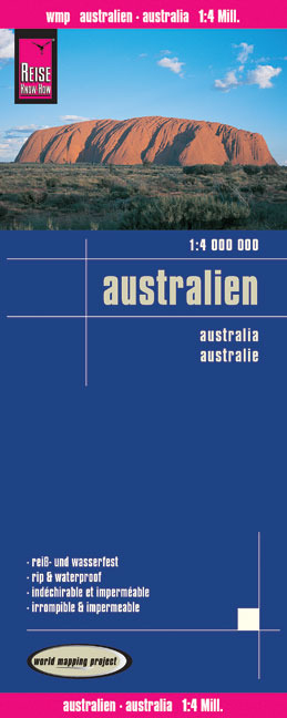 Reise Know-How Landkarte Australien (1:4.000.000) - Peter Rump Verlag