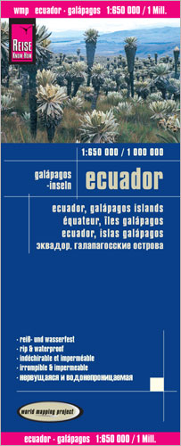 Reise Know-How Landkarte Ecuador, Galápagos (1:650.000 / 1.000.000)
