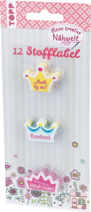 Stofflabel Krönchen