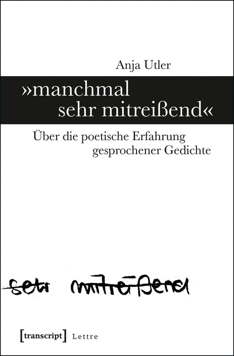 &raquo;manchmal sehr mitrei&szlig;end&laquo; - Anja Utler