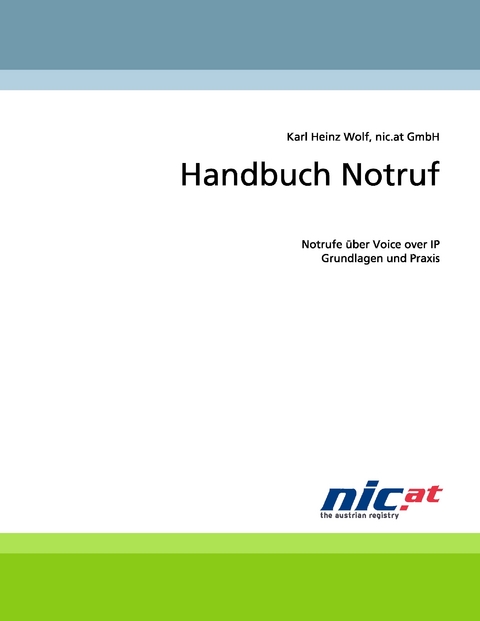 Handbuch Notruf - Karl Heinz Wolf