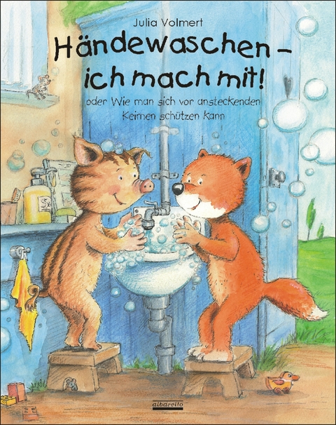 Händewaschen - ich mach mit oder Wie man sich vor ansteckenden Keimen schützen kann! Bilderbuch übers richtige Händewaschen, inkl. Hust- und Nies-Etikette! - Julia Volmert