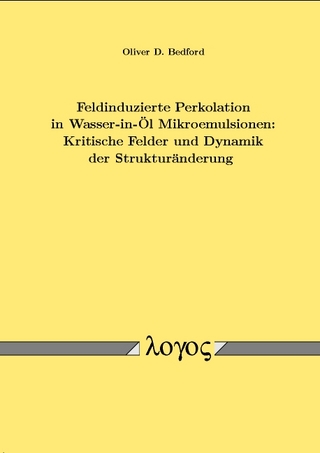 Feldinduzierte Perkolation in Wasser-in-Öl Mikroemulsionen: Kritische Felder und Dynamik der Strukturänderung