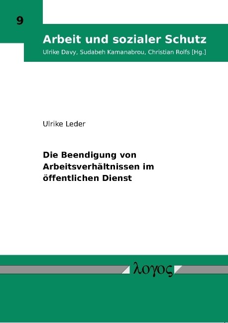 Die Beendigung von Arbeitsverh&auml;ltnissen im &ouml;ffentlichen Dienst - Ulrike Leder
