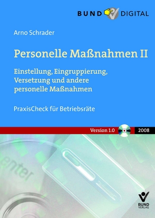 Personelle Maßnahmen II