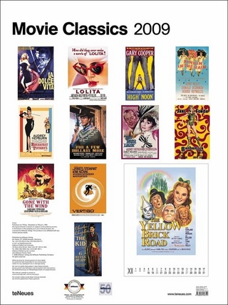 2009 Movie Classics Poster Calendar