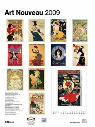 2009 Art Nouveau Poster Calendar
