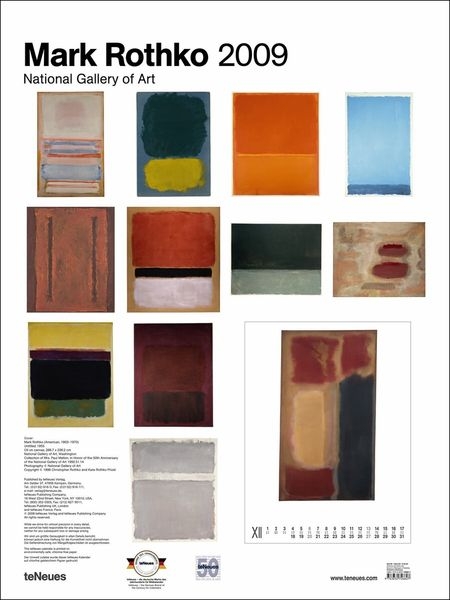 2009 Mark Rothko Poster Calendar
