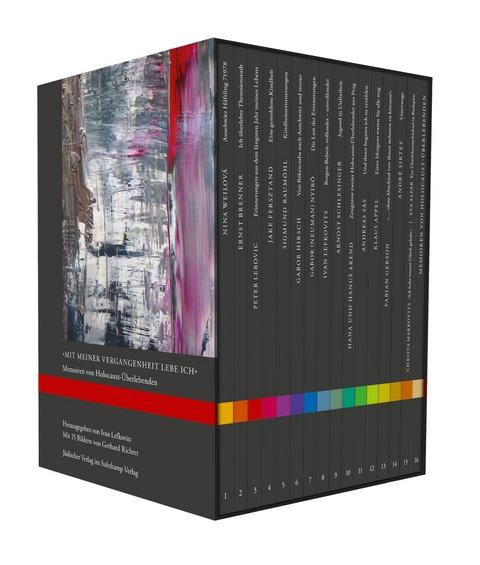 &raquo;Mit meiner Vergangenheit lebe ich&laquo; - &Eacute;va Alp&aacute;r, Klaus Appel, Hanu&scaron; Arend, Hana Arend, Sigmund Baum&ouml;hl, Ernst Brenner, Jake Fersztand, Fabian Gerson, G&aacute;bor Hirsch, Peter Lebovic, Ivan Lefkovits, Christa Markovits, G&aacute;bor (Neumann) Nyir&ouml;, Andreas S&aacute;s, Arnost Schlesinger, Andr&eacute; Sirtes, Nina Weilov&aacute;