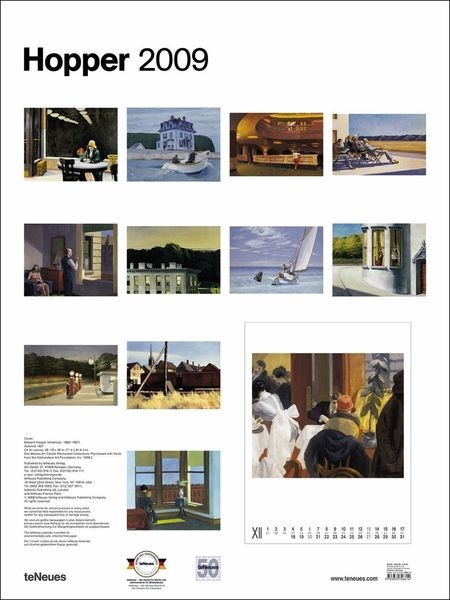 2009 Hopper Poster Calendar
