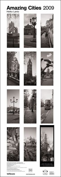 2009 Amazing Cities King Size Wall Calendar