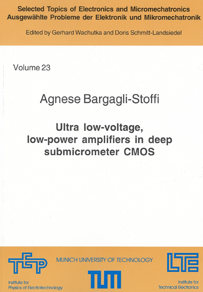 Ultra low-voltage, low-power amplifiers in deep submicrometer CMOS - Agnese Bargagli-Stoffi