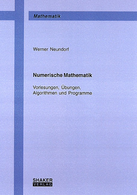 Numerische Mathematik - Werner Neundorf