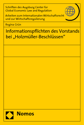 Informationspflichten des Vorstands bei 