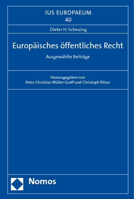 Europ&auml;isches &ouml;ffentliches Recht - Dieter H. Scheuing