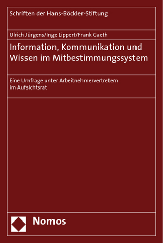 Information, Kommunikation und Wissen im Mitbestimmungssystem