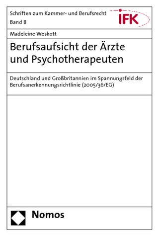 Berufsaufsicht der Ärzte und Psychotherapeuten