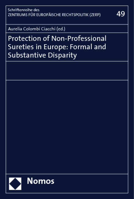 Protection of Non-Professional Sureties in Europe: Formal and Substantive Disparity - 