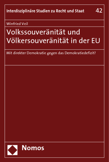 Volkssouver&auml;nit&auml;t und V&ouml;lkersouver&auml;nit&auml;t in der EU - Winfried Veil