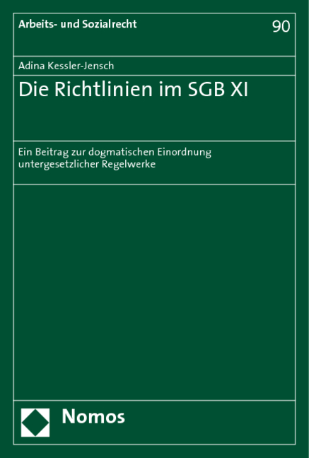 Die Richtlinien im SGB XI - Adina Kessler-Jensch