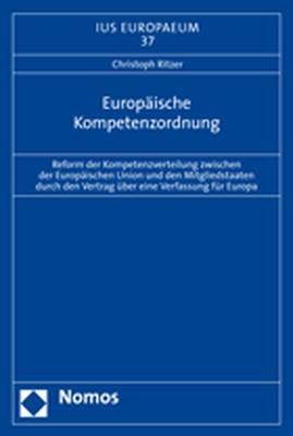 Europ&auml;ische Kompetenzordnung