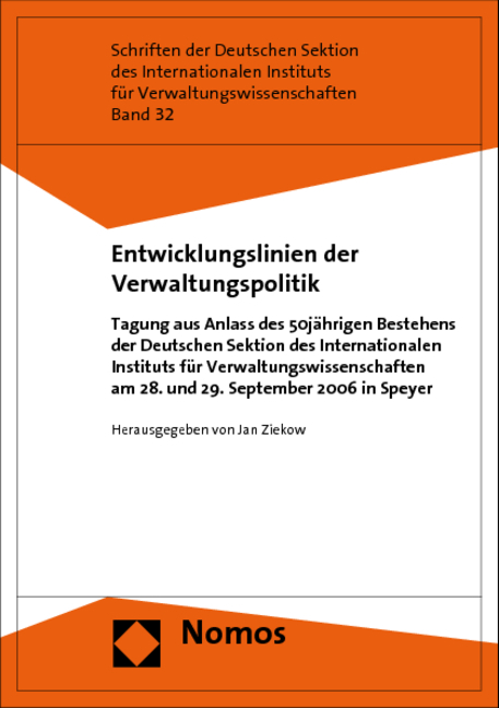 Entwicklungslinien der Verwaltungspolitik - 