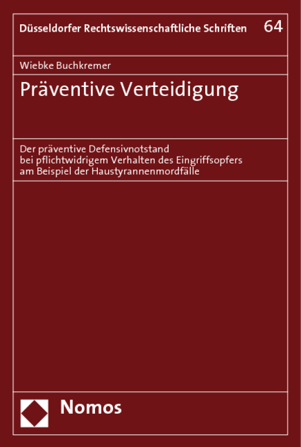 Pr&auml;ventive Verteidigung - Wiebke Buchkremer