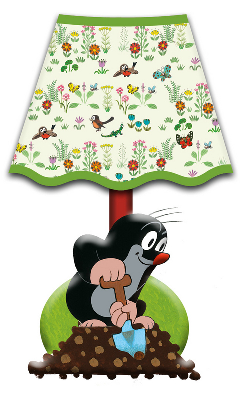 Wandsticker mit Licht "Der kleine Maulwurf"