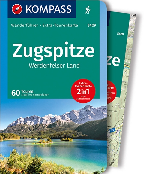 KOMPASS Wanderf&uuml;hrer 5429 Zugspitze, Werdenfelser Land - Siegfried Garnweidner