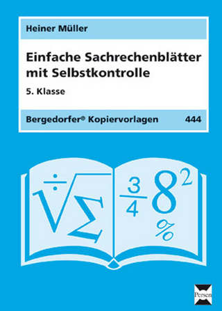 Einfache Sachrechenblätter - 5. Klasse