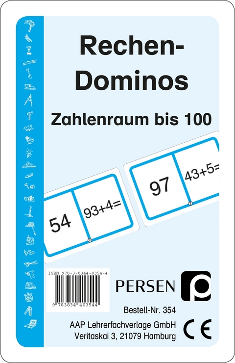 Rechen-Dominos: Zahlenraum bis 100 - Angelika Lange, J&uuml;rgen Lange