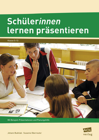 Schüler/innen lernen präsentieren