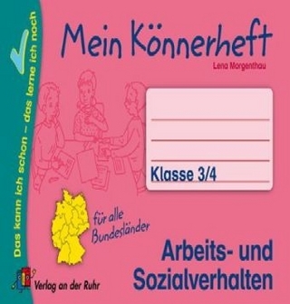 Mein Könnerheft - Arbeits- und Sozialverhalten, Klasse 3/4