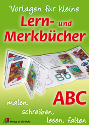 Vorlage für kleine Lern- und Merkbücher - ABC