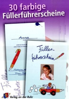 30 Farbige F&uuml;llerf&uuml;hrerscheine - Nicole Lohr, Jutta Schmeiler