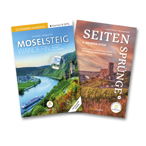 Moselsteig & Seitenspr&uuml;nge Geschenk-Set. Die sch&ouml;nsten Touren an der Mosel. - Ulrike Poller, Wolfgang Todt