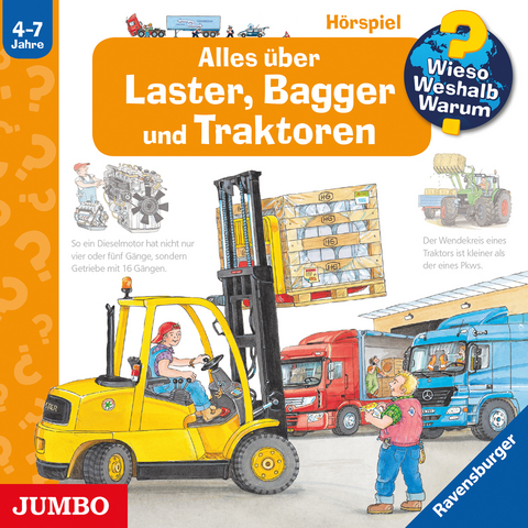 Alles &uuml;ber Laster, Bagger und Traktoren - 