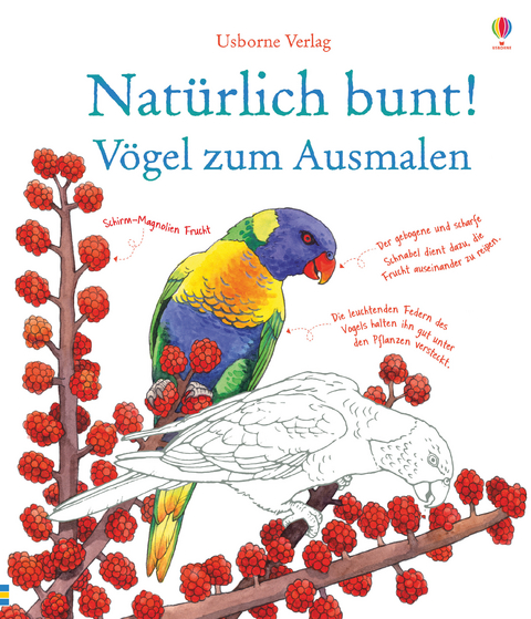 Nat&uuml;rlich bunt! V&ouml;gel zum Ausmalen - Megan Cullis