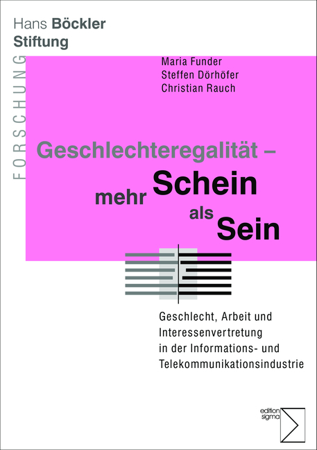 Geschlechteregalit&auml;t - mehr Schein als Sein - Maria Funder, Steffen D&ouml;rh&ouml;fer, Christian Rauch