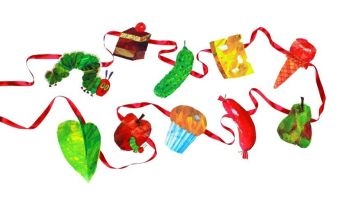 VE Die kleine Raupe Nimmersatt Girlande 3 Ex. - Eric Carle