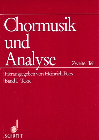Chormusik und Analyse