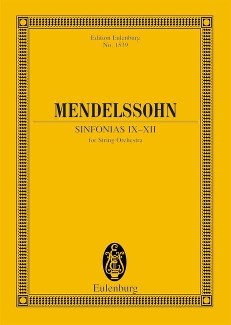 Streichersinfonien IX-XII - 