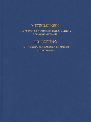 Mitteilungen des Deutschen Archäologischen Instituts, Römische Abteilung