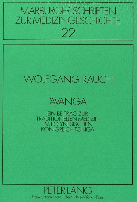 'Avanga - Wolfgang Rauch