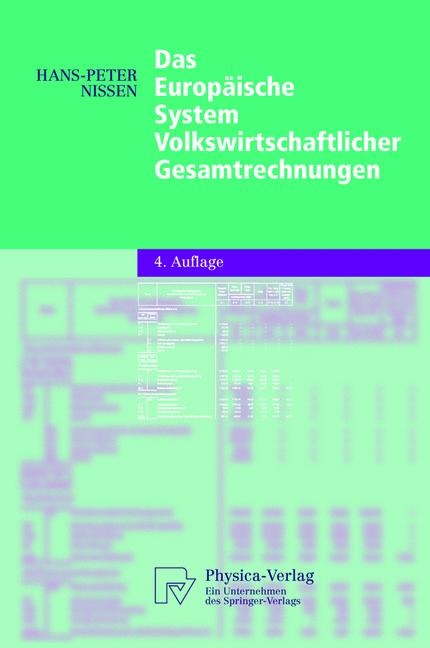 Das Europ&auml;ische System Volkswirtschaftlicher Gesamtrechnungen - Hans P. Nissen