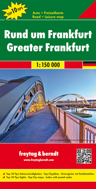 Rund um Frankfurt, Top 10 Tips, Autokarte 1:150.000