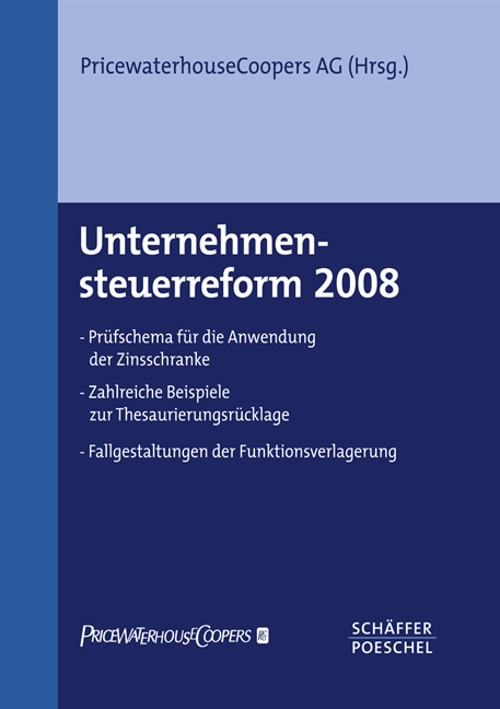 Unternehmensteuerreform 2008 - 