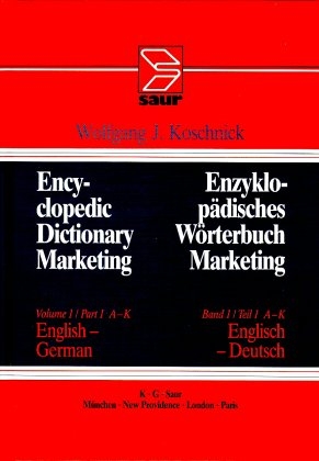 Englisch-Deutsch, 2 Tl.-Bde. - Wolfgang J. Koschnick