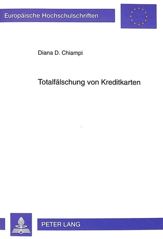 Totalfälschung von Kreditkarten